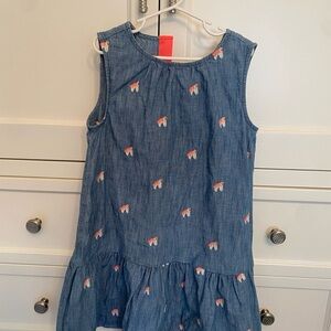 J.Crew Crewcuts Girls Size 8 Unicorn motif dress